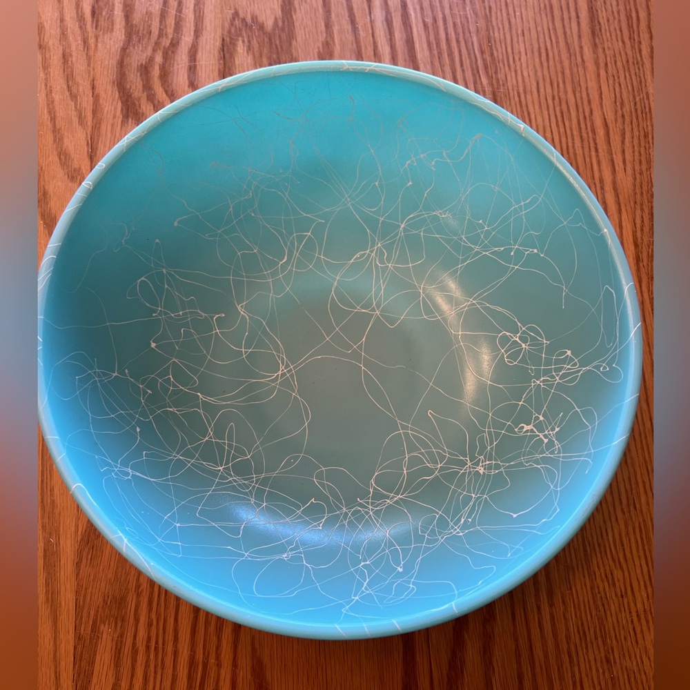 Vintage Hazel Atlas Splatter Mixing Bowl/Serving Bowl